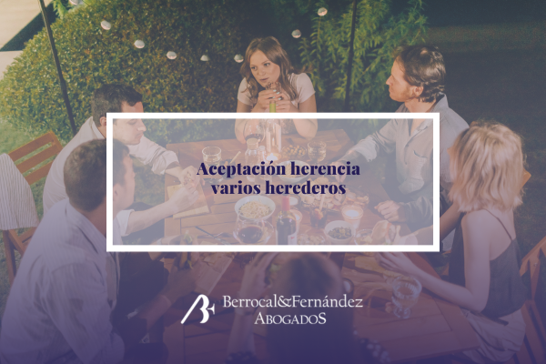 aceptacion de herencia varios herederos